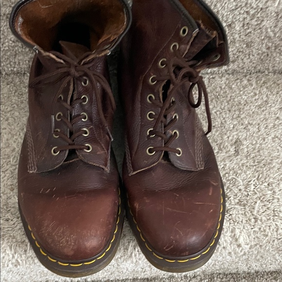 Dr. Martens 1460 WarmWair Dark Brown Lace-Up Boots - Picture 2 of 13